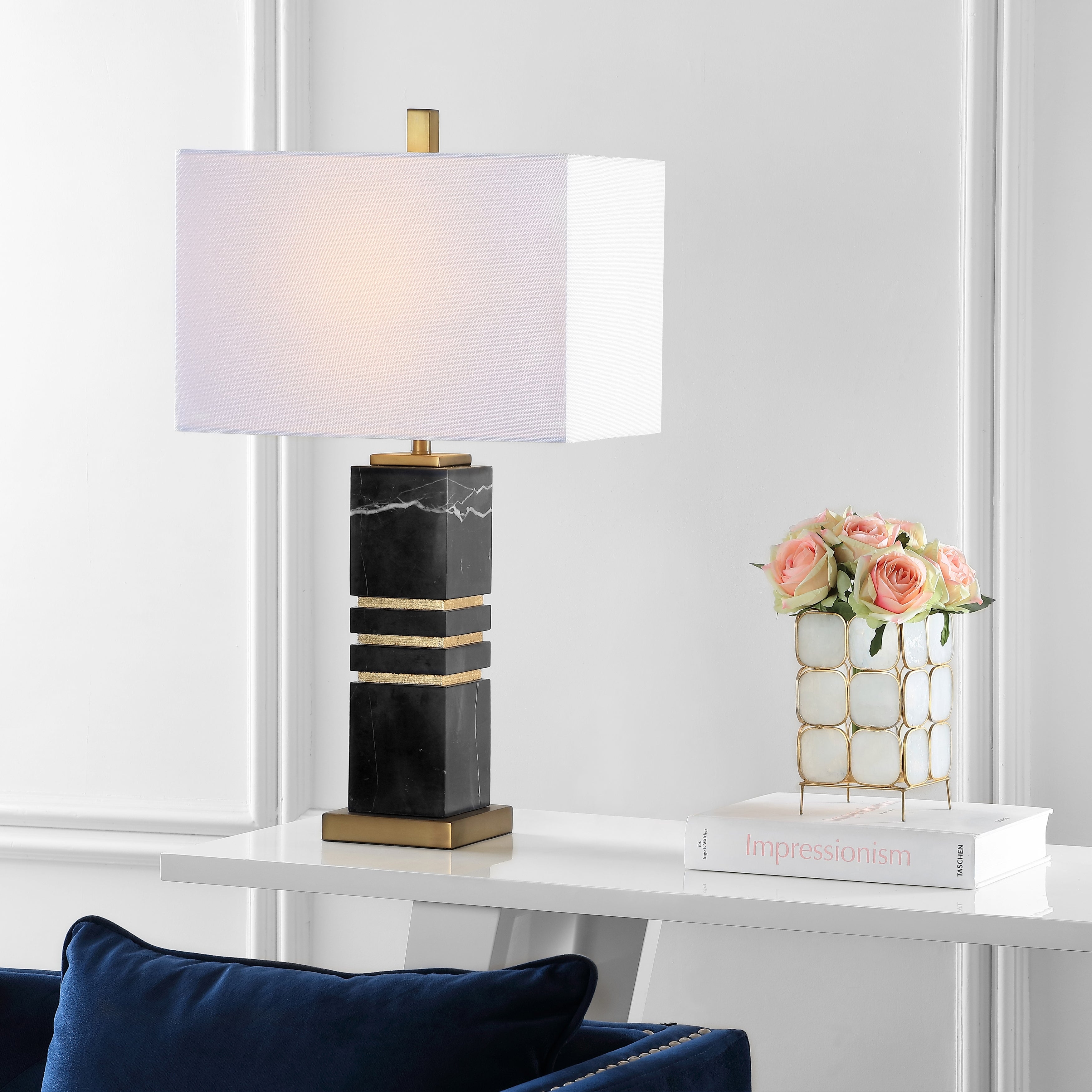 SAFAVIEH Lighting 28-inch Jaxton LED Table Lamp - 16