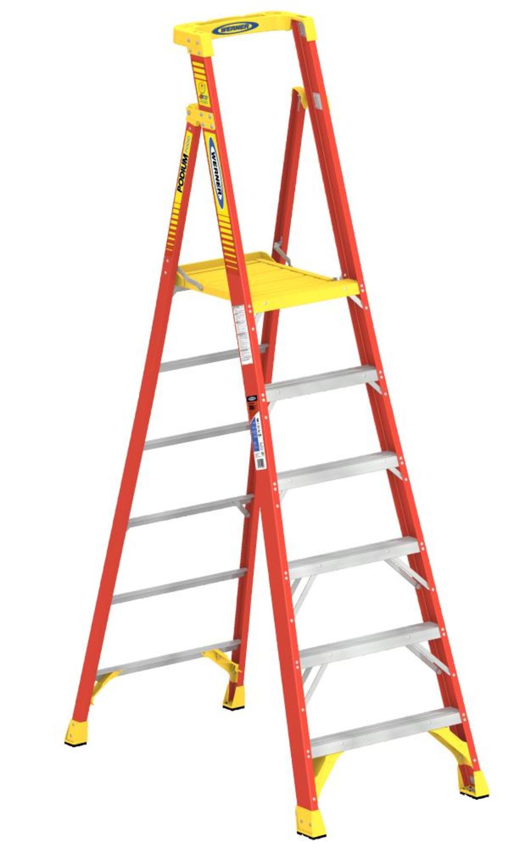 Type IA Fiberglass Podium Ladder - Mycitystee