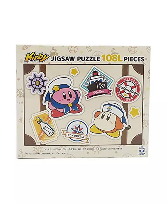 Bandai Ensky Kirby Bon Voyage 108 Piece Jigsaw Puzzle - Mycitystee