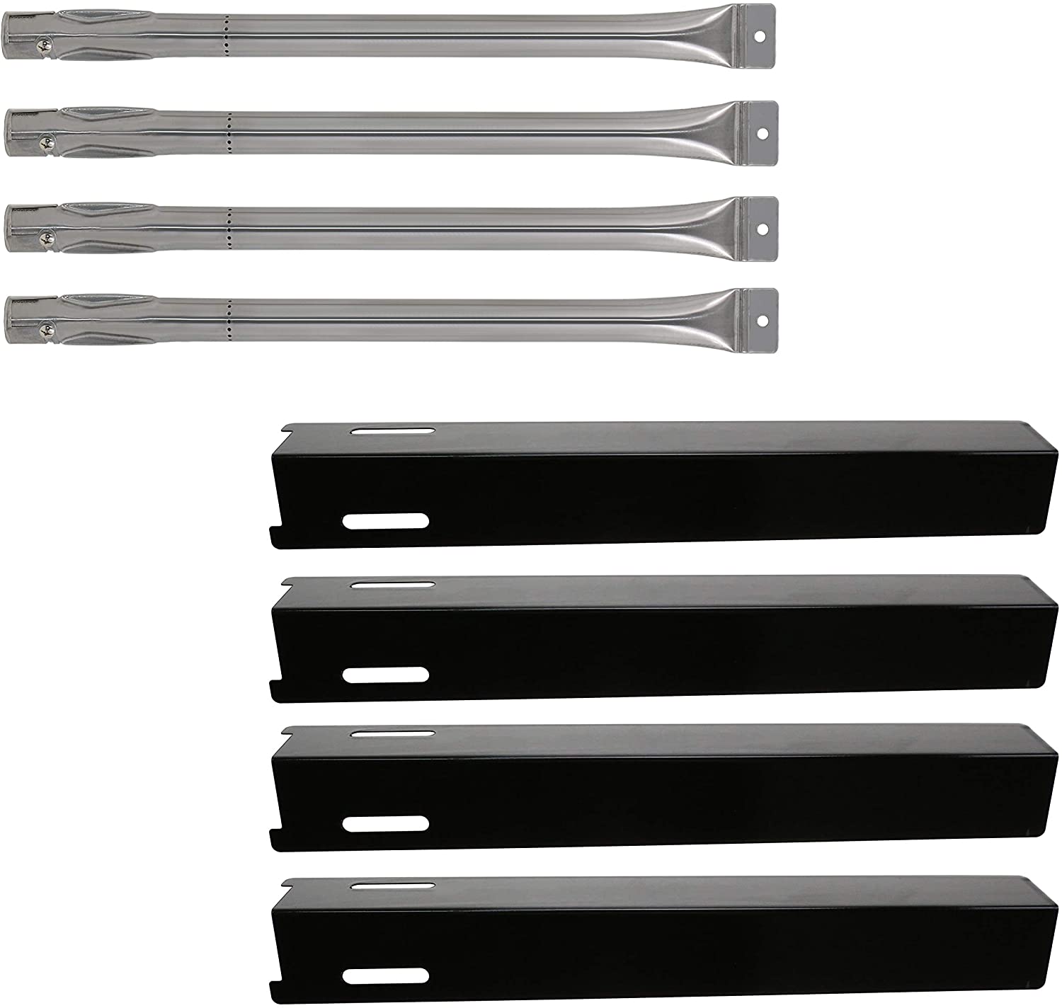 Repair Parts Kit for Perfect Flame GSC3318, GSC3318N Grills, 18 Burner Tubes, Heat Plate Shield Tents Set - Mycitystee