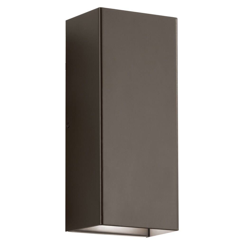 Kichler Lighting Walden Collection 2-light Architectural Bronze LED Indoor/Outdoor Wall Sconce - Mycitystee