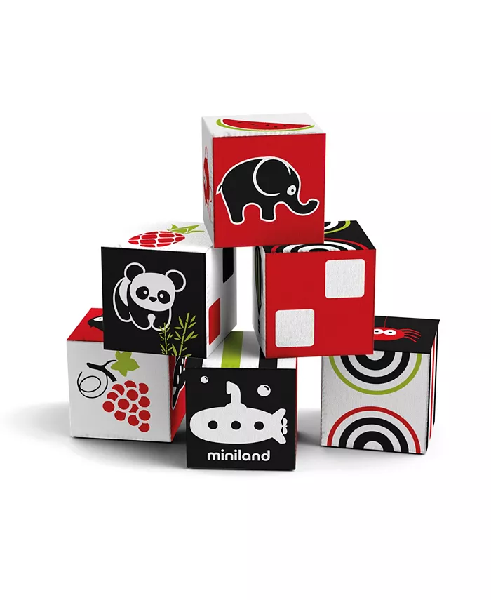 MINILAND First Senses Cubes Set， 6 Pieces - Mycitystee