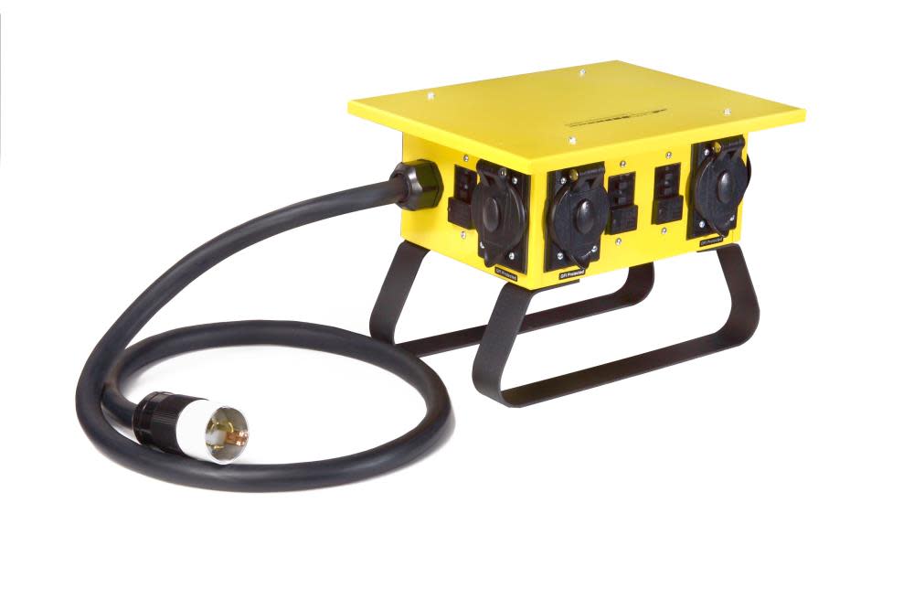 50Amp 125/250V 4-20A Outlet Temporary Power Distribution Box - Mycitystee