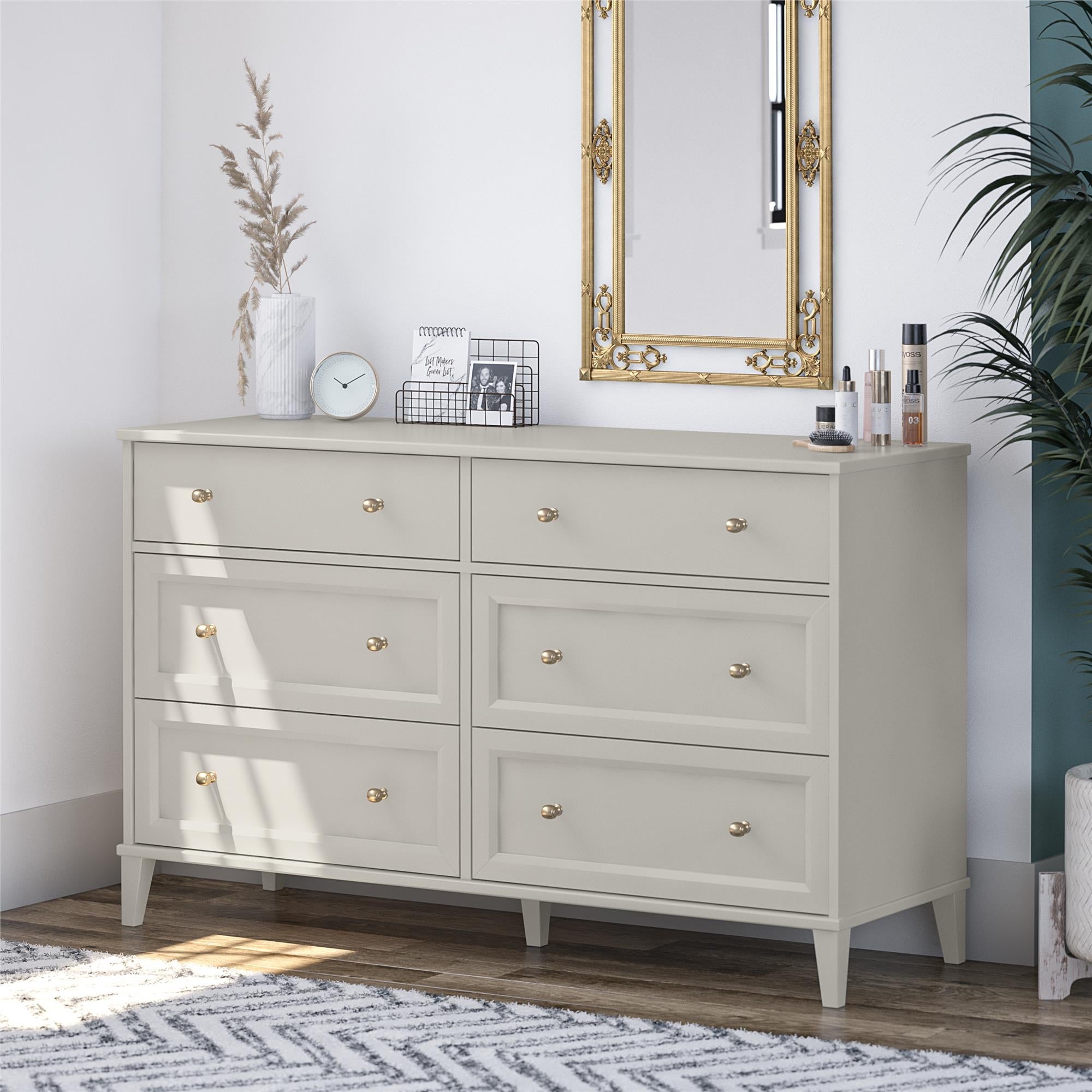 Ameriwood Home Monticello Wide 6 Drawer Dresser - - 36794358 - Mycitystee
