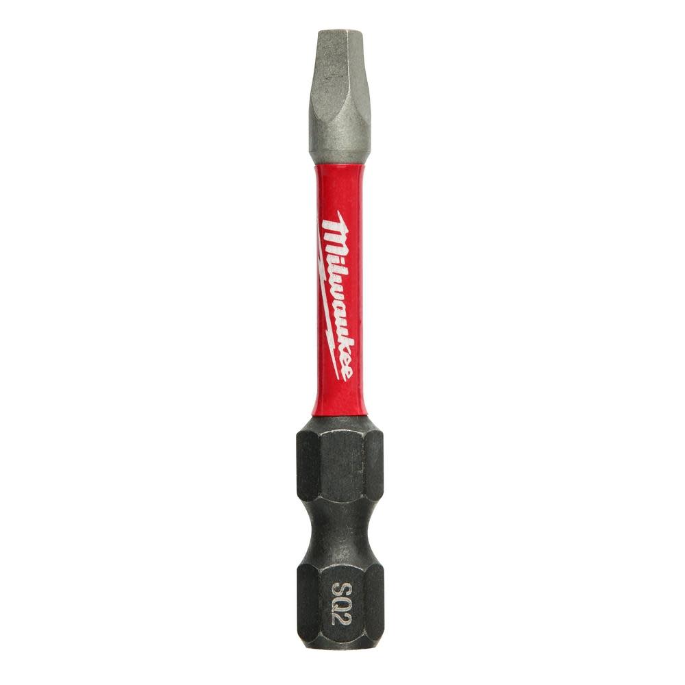 Milwaukee SHOCKWAVE 2 in. Impact Square Recess #2 Power Bit 48-32-4472 from Milwaukee - Mycitystee