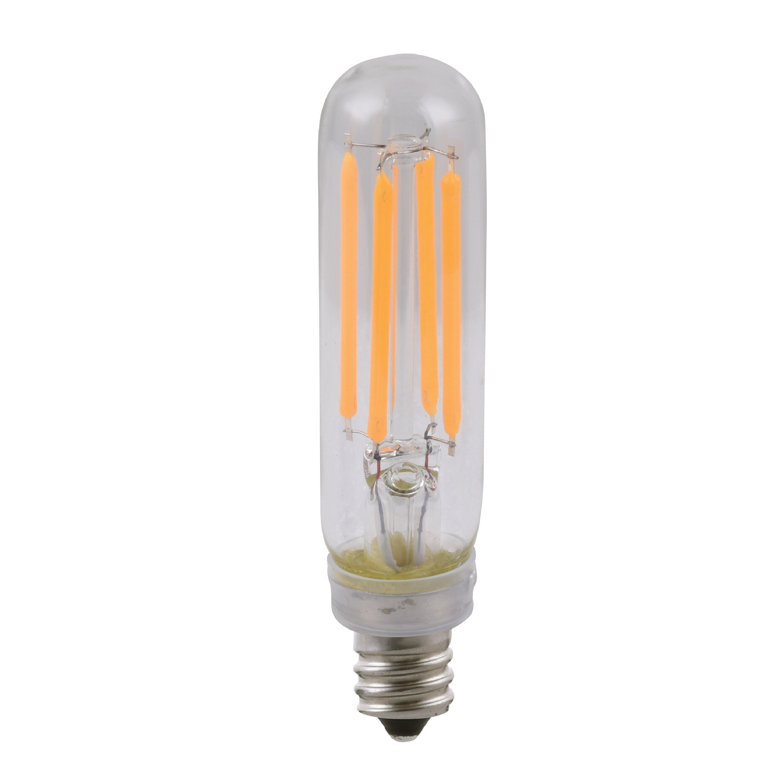 Goodlite LED T6 Tubular 4.5W Filament 60W equivalent 500 Lumens Dimmable (10 Pack) - Clear - Mycitystee