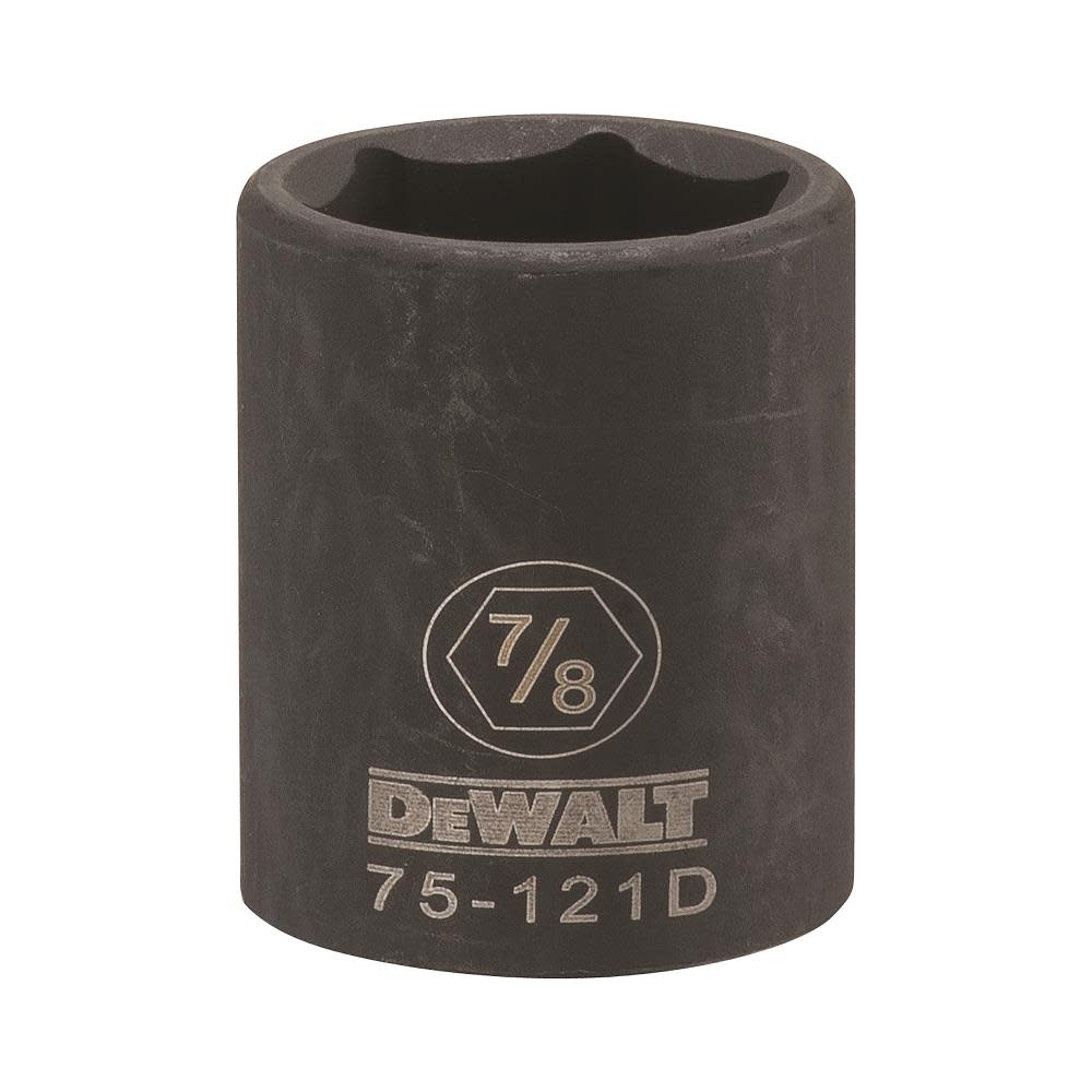 DEWALT 1/2 Drive X 7/8 6PT Standard Impact Socket DWMT75121OSP from DEWALT - Mycitystee