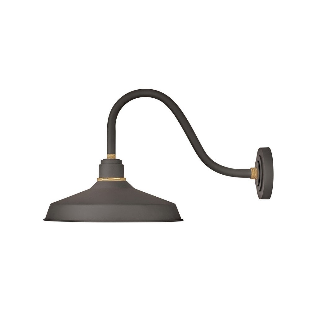 Hinkley Foundry 1-Light Outdoor Wall Mount Lantern in Museum Bronze Shopping - The Best Deals on Outdoor Barn Lights | 31585559 - Mycitystee