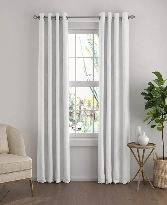 ienjoy Home Home Collection 2 Panel 100% Total Blackout 2 Piece Grommet Curtains Set， 50