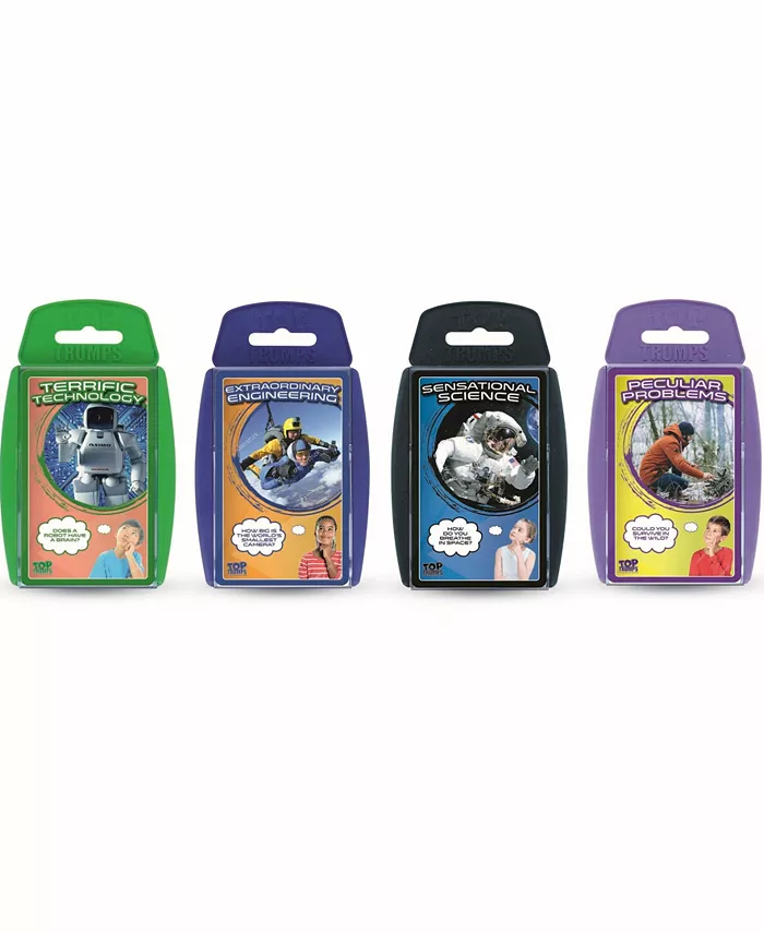 MasterPieces Puzzles Top Trumps Card Game Bundle - Stem Topics 4 Pack - Mycitystee