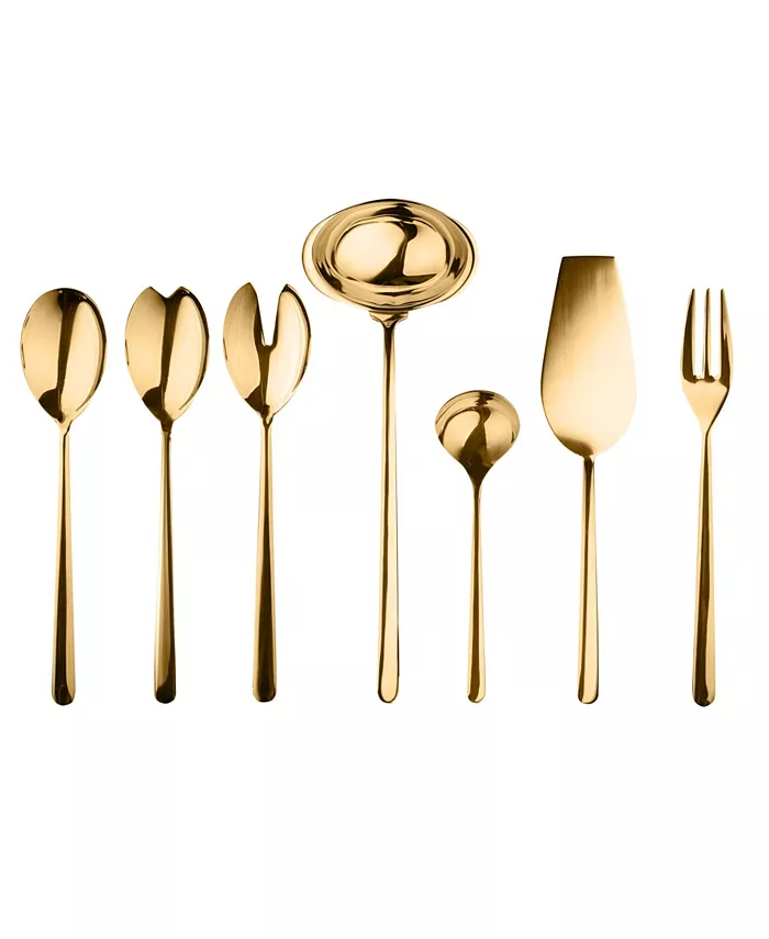 Mepra Linea Oro Full Serving Set， 7 Piece - Mycitystee