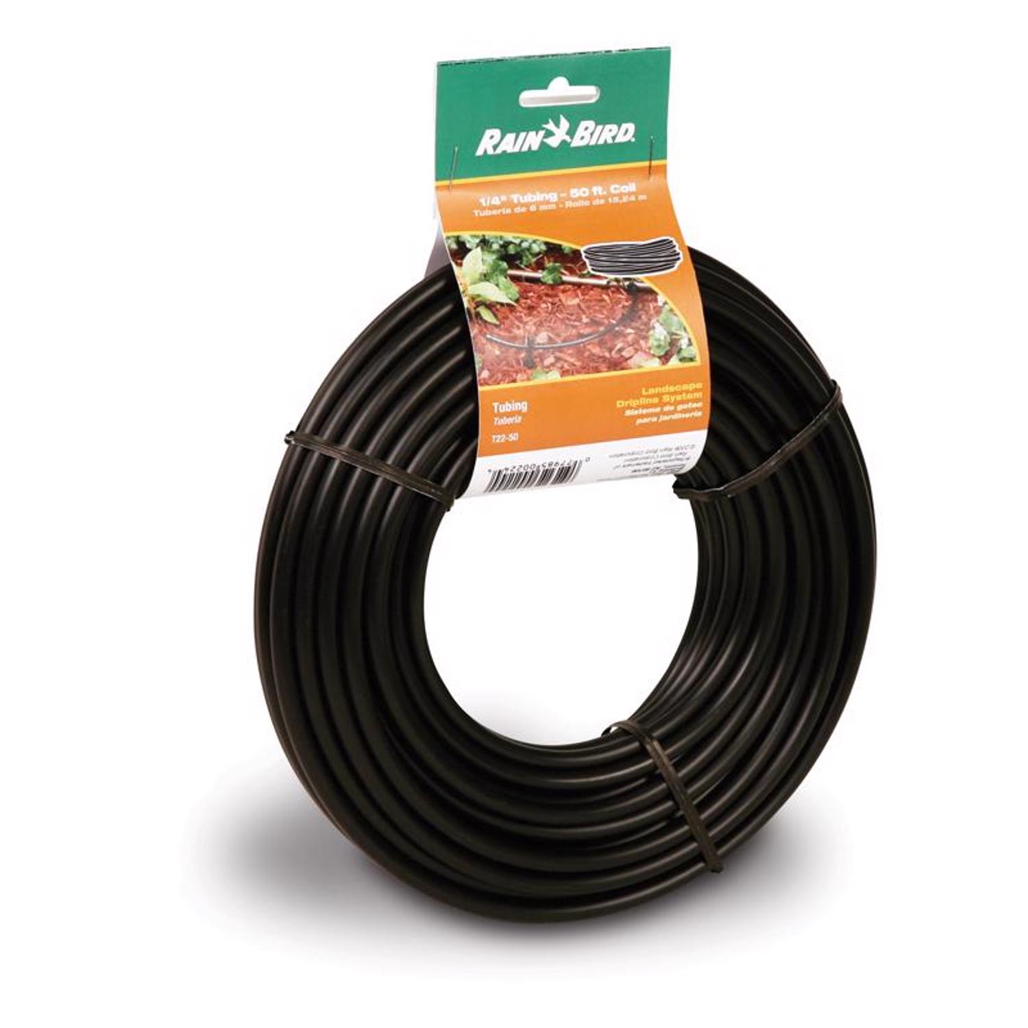 Rain Bird Plastic Drip Irrigation Tubing 1/4 in. D X 50 ft. L - Mycitystee