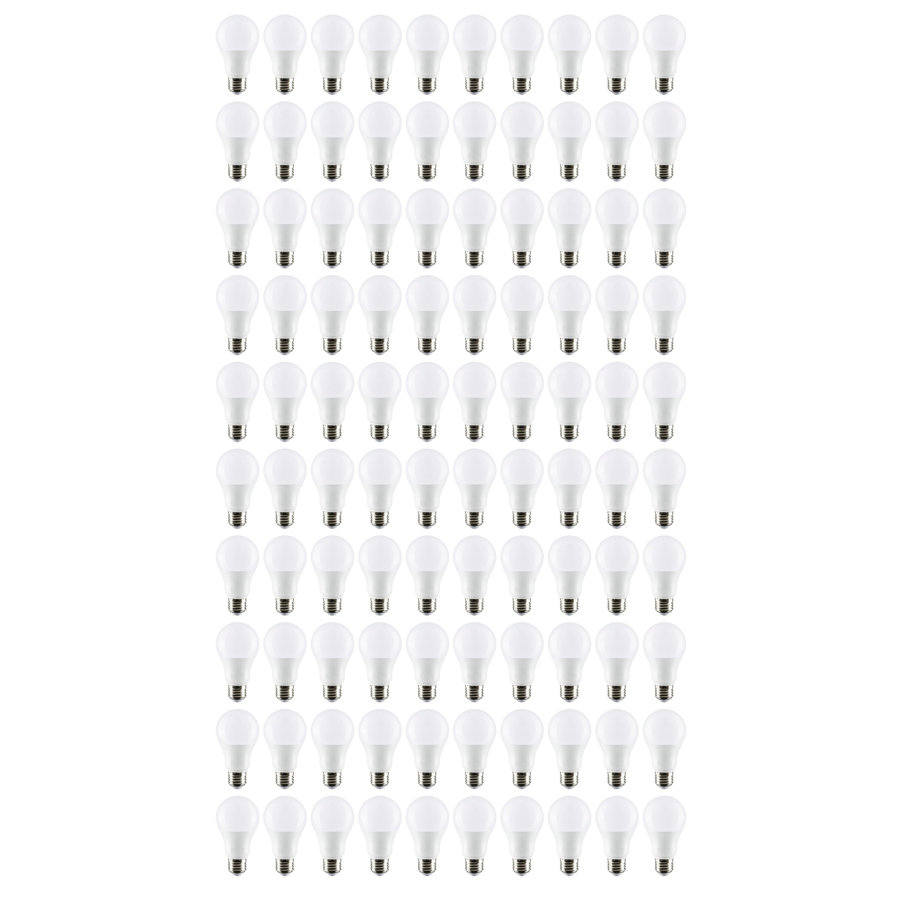 14W A19 LED Frost Finish Medium Base 1520L Cool White 120V 100-Pack - Mycitystee