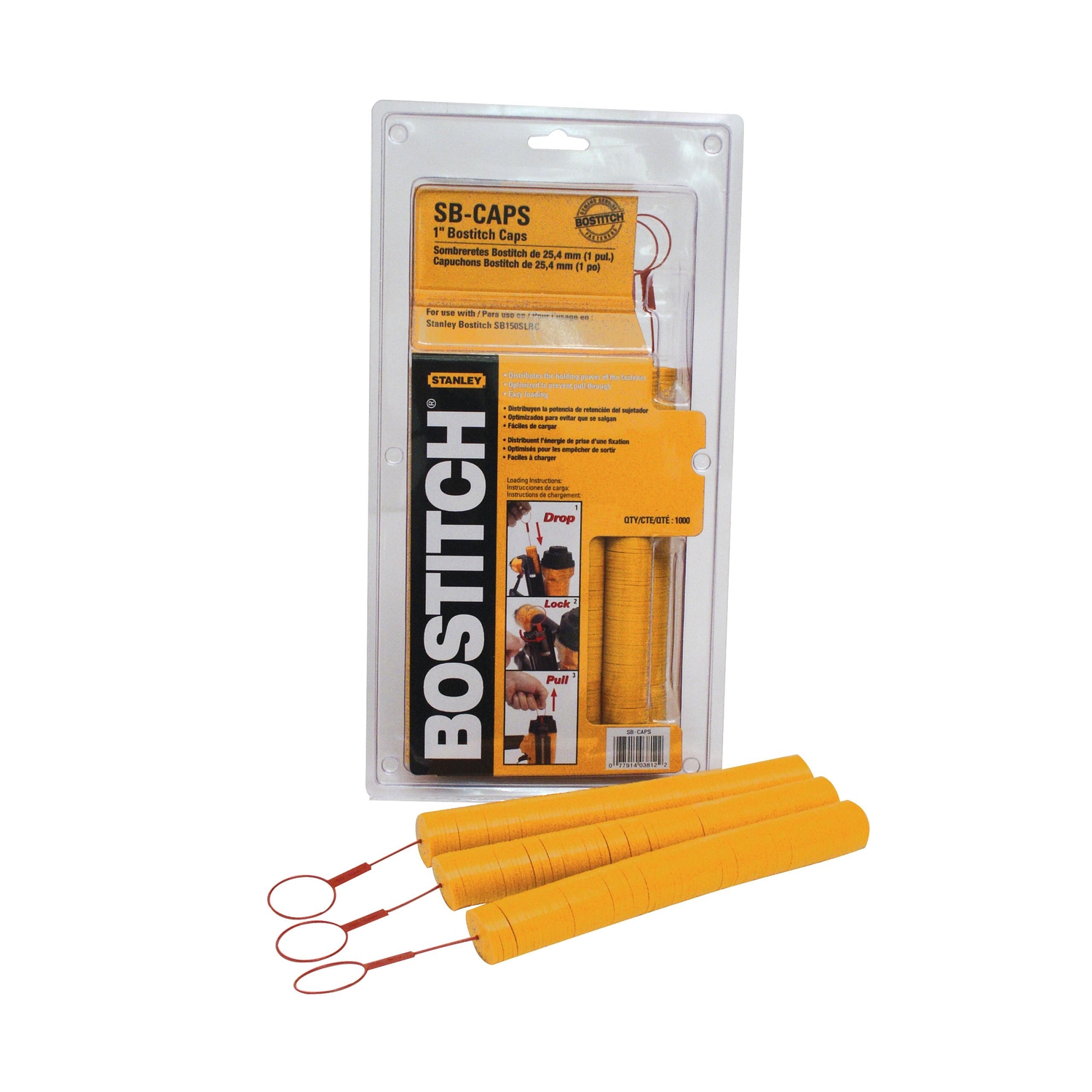 Bostitch 1 in. W X 1 in. L 16 Ga. Button Caps 1000 pk - Mycitystee