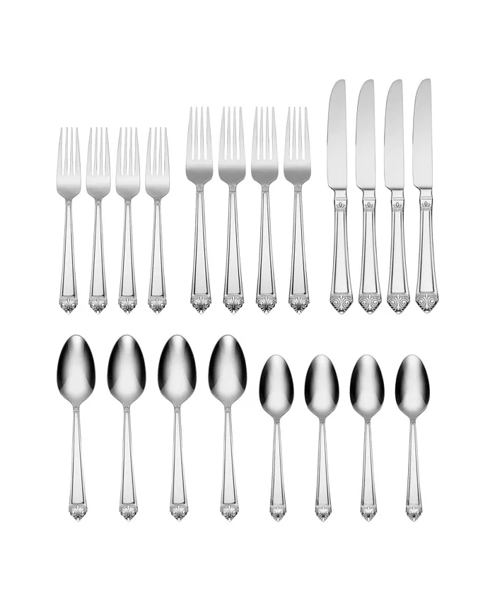 Oneida Eave 20-PC Flatware Set， Service for 4 - Mycitystee