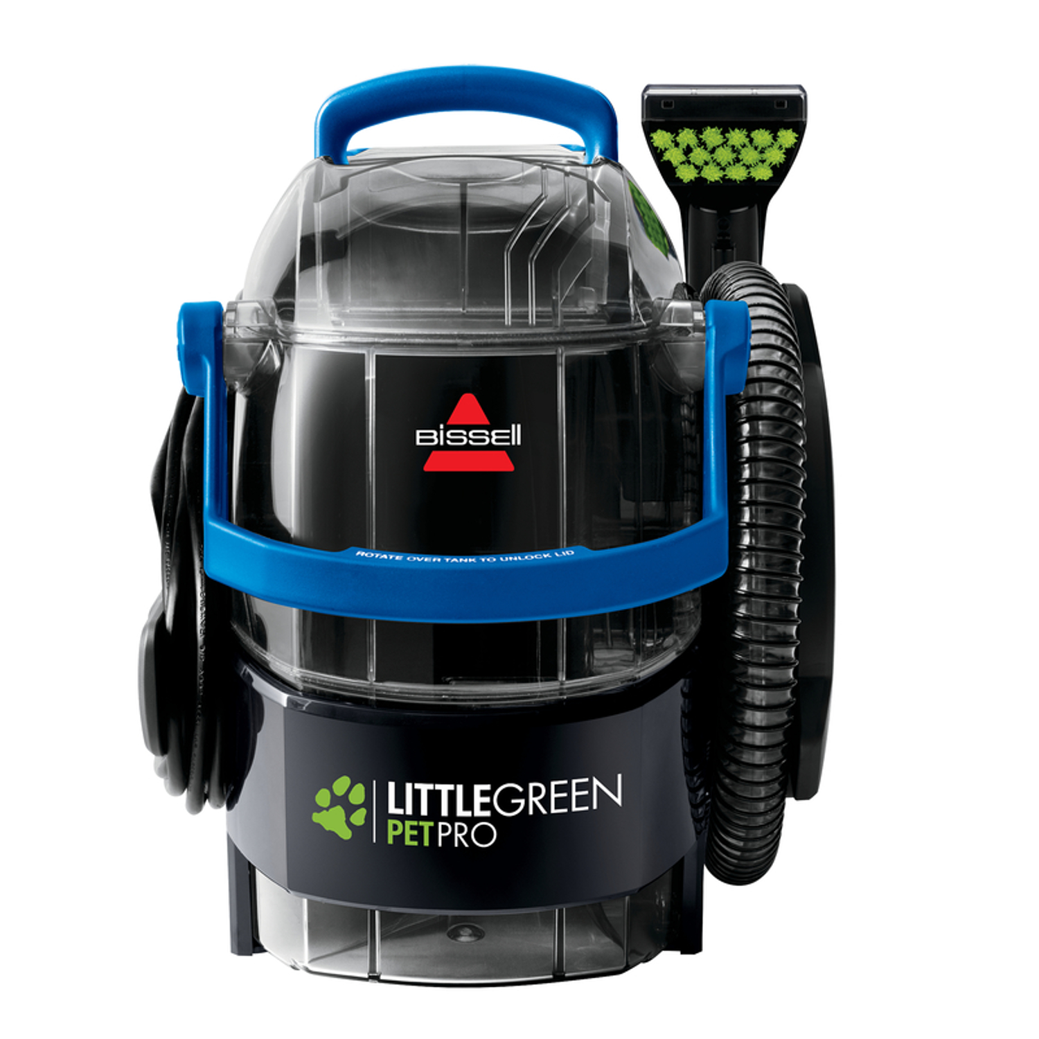 Bissell Little Green Pet Pro Bagless Carpet Cleaner 5.7 amps Standard Multicolored - Mycitystee