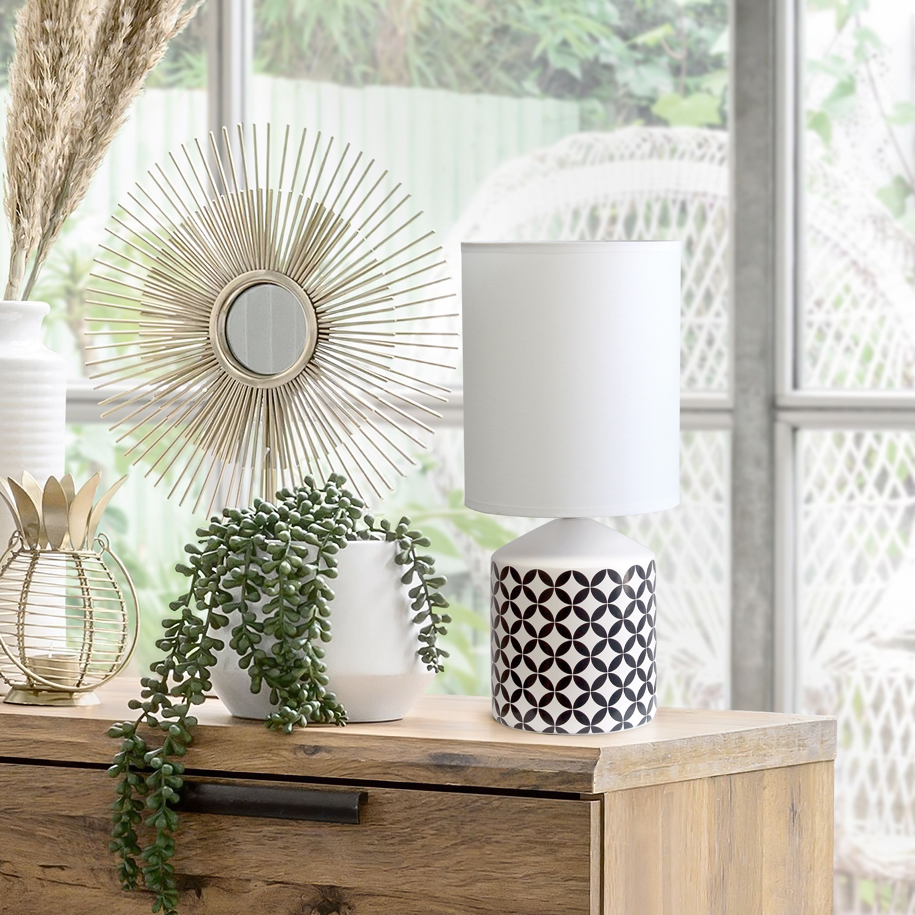 Simple Designs Fresh Prints Table Lamp - Mycitystee