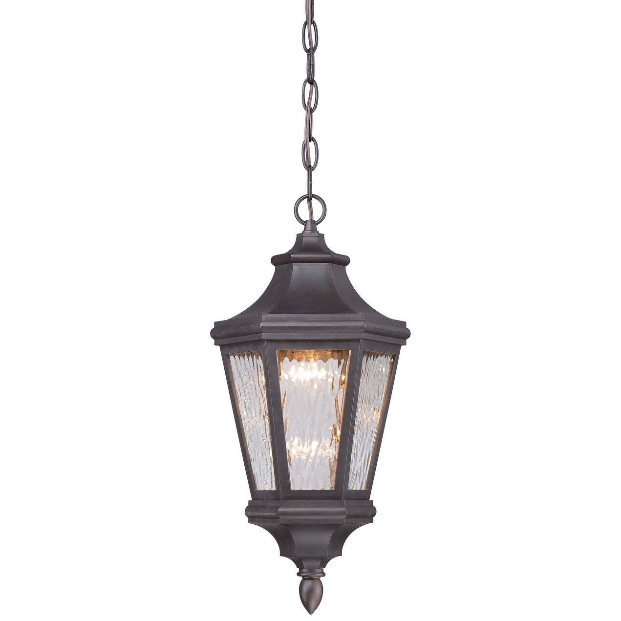 Hanford Pointe Oil Rubbed Bronze 1 Light Outdoor Led Chain Hung Lantern By Minka Lavery - Mycitystee