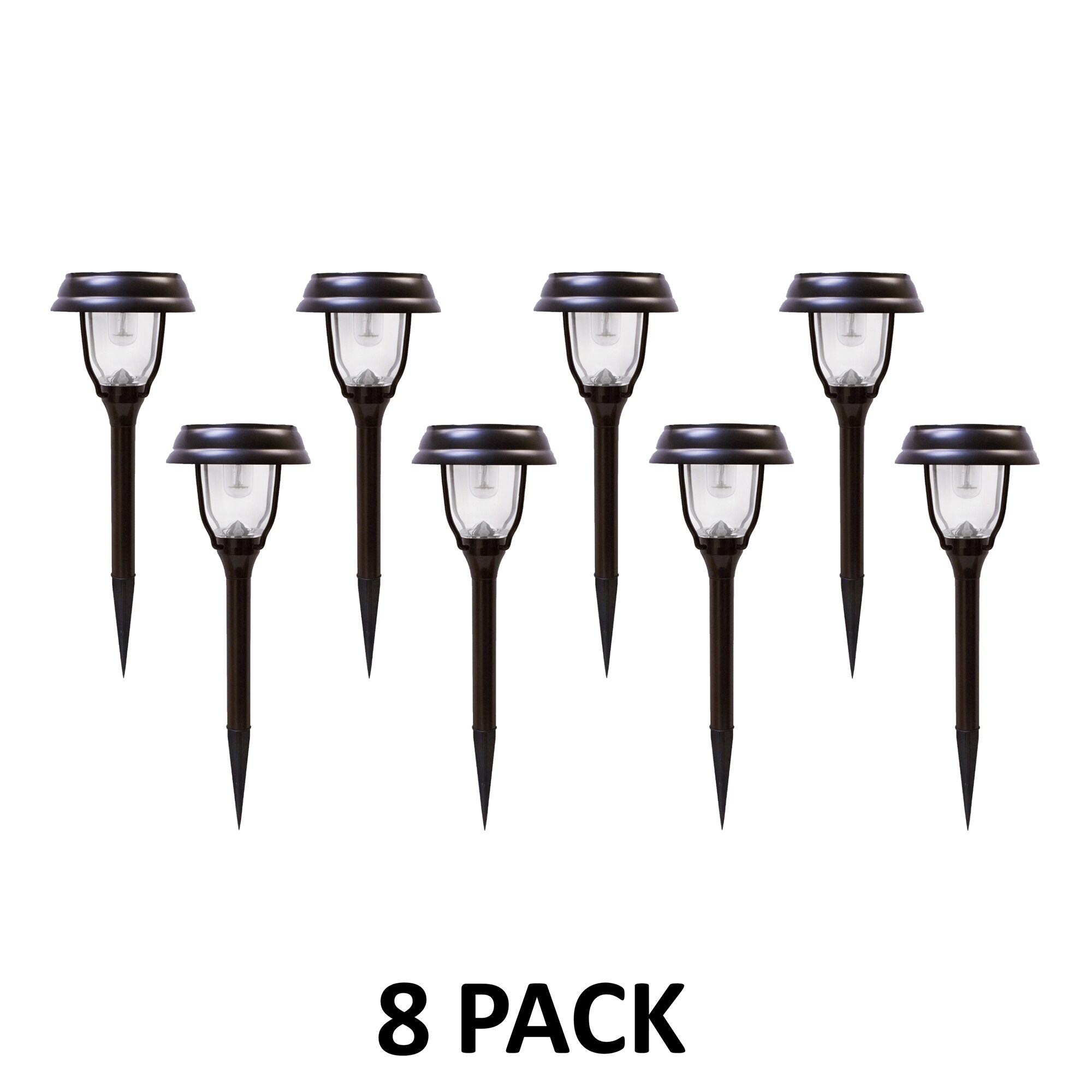 Dual Color Solar Garden Light - 8PK - Mycitystee