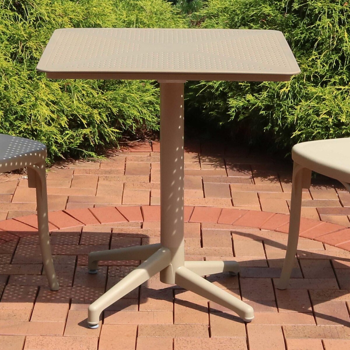 Ultimate Patio All-Weather Square Foldable Plastic Table - Mycitystee