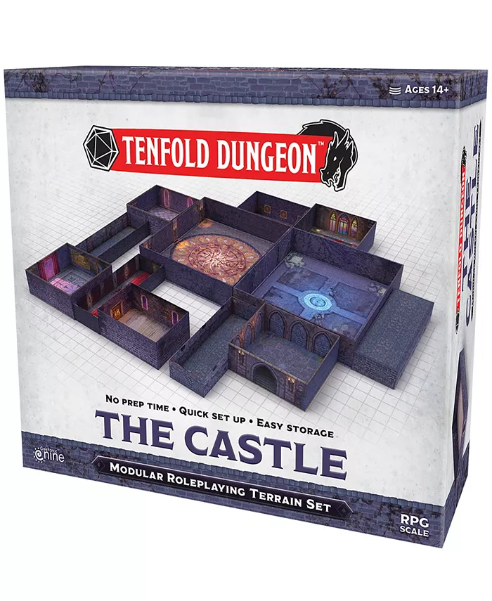 Gale Force Nine Tenfold Dungeons the Castle Modular Roleplaying Terrain 5 Piece Set 5e Role Playing Game Adventure Gale Force 9 - Mycitystee