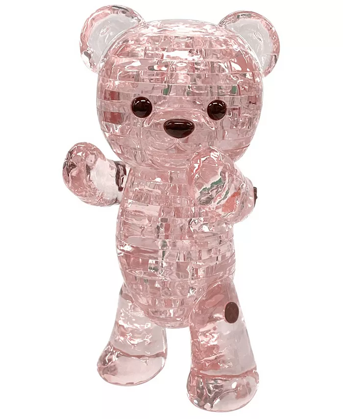 BePuzzled 3D Crystal Puzzle - Moving Teddy Bear - 48 Piece - Mycitystee
