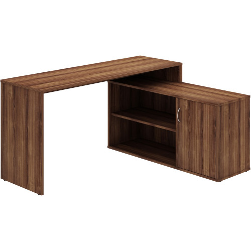 Lorell L-Shape Workstation with Cabinet (18315) - Mycitystee