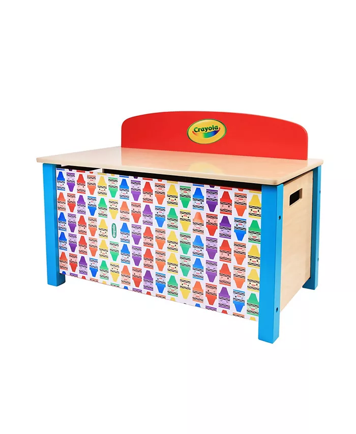 Grow 'N Up Group Sales Crayola Wooden Storage Chest - Mycitystee