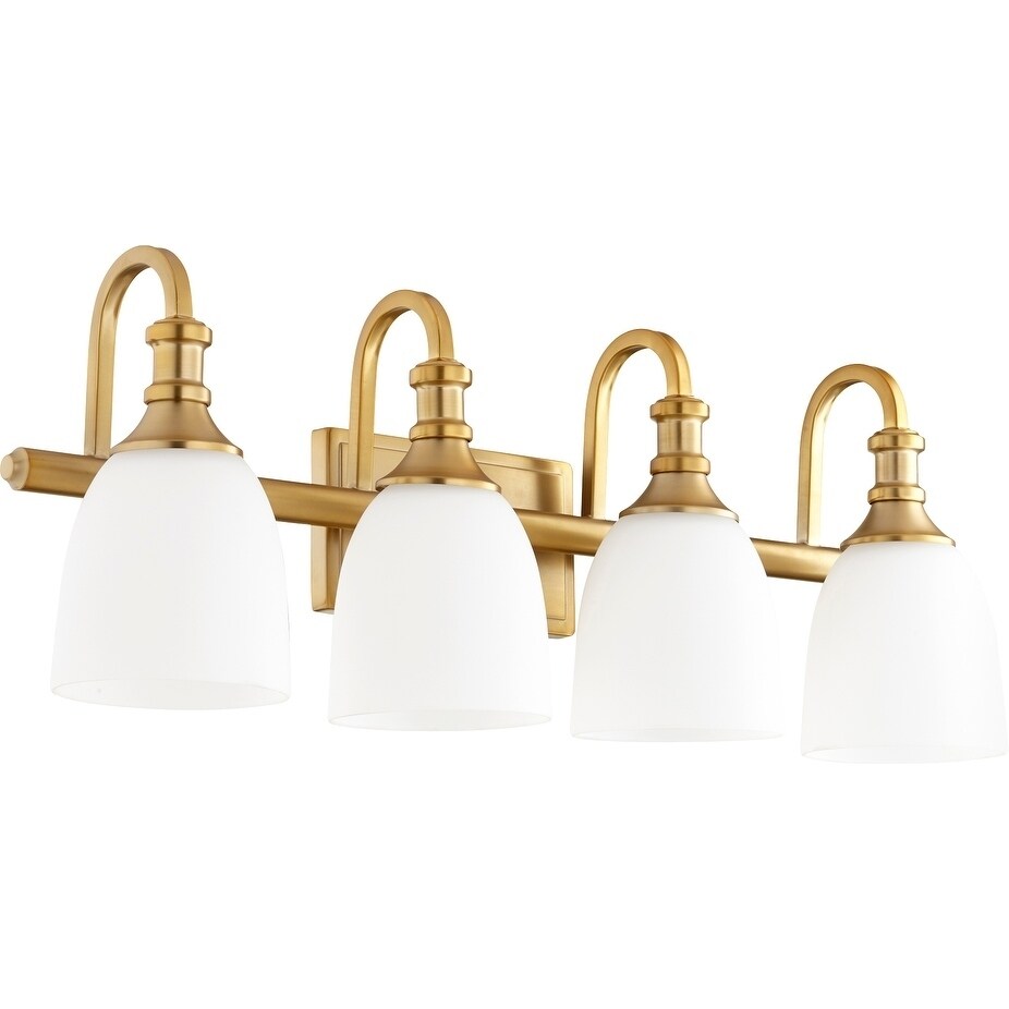 Richmond Aged Brass 4-light Vanity Lighting - Mycitystee