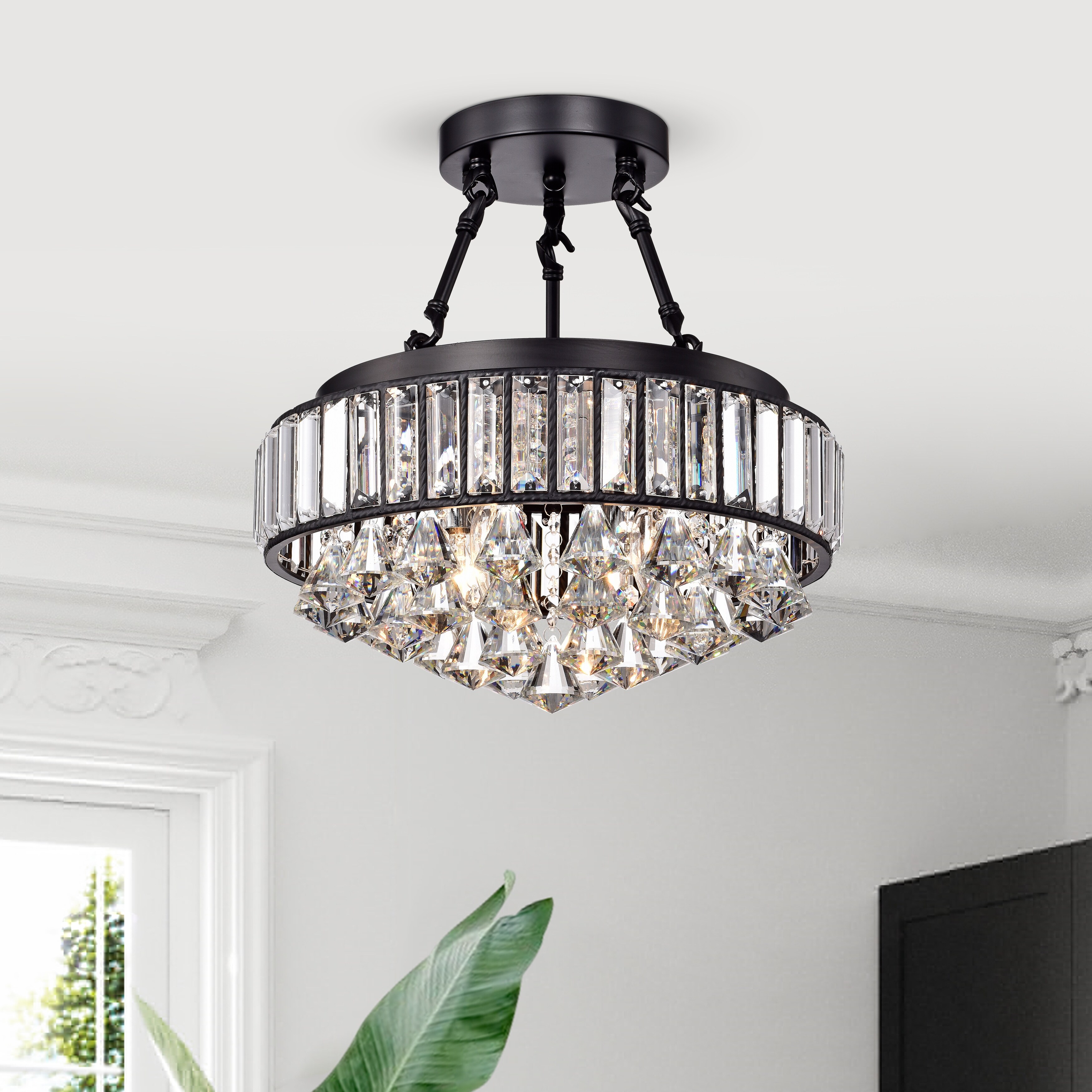 Aresi 4-Light Semi-Flush Mount - Mycitystee