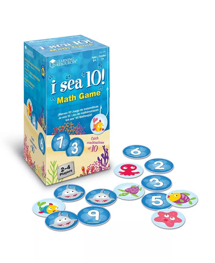 Learning Resources I Sea 10 Math Game - Mycitystee