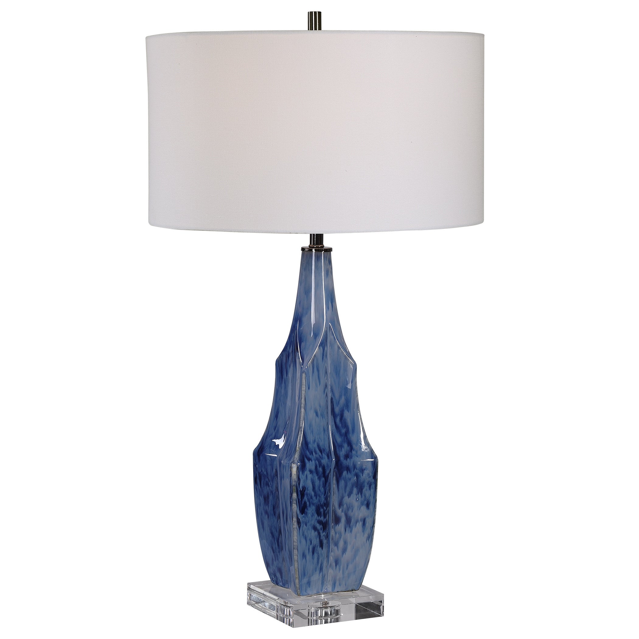 Uttermost Everard Blue Table Lamp - Mycitystee