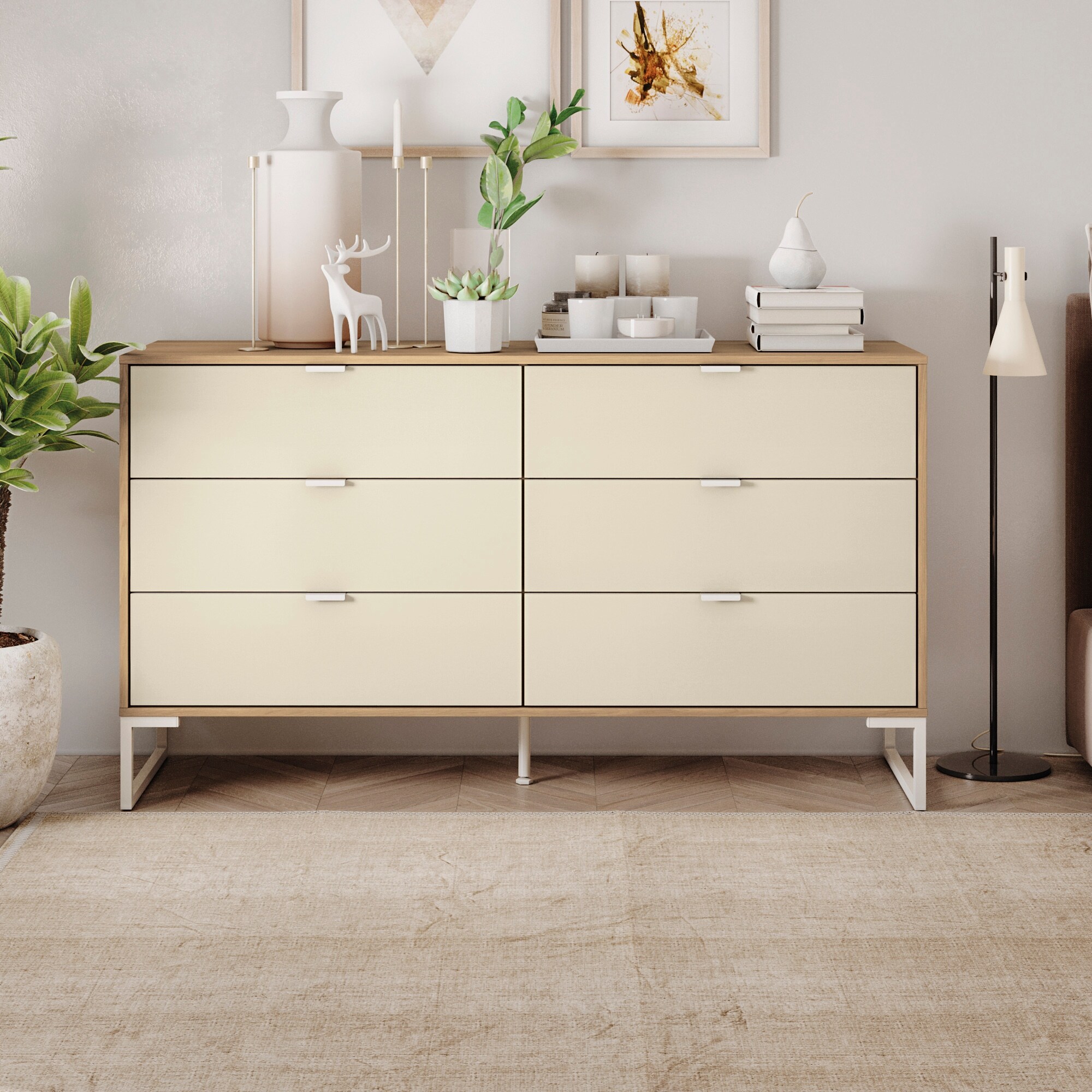 Calib Dresser - 6 Drawers - - 35171209 - Mycitystee