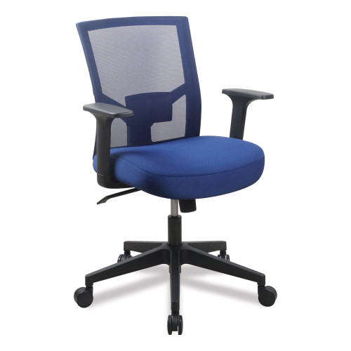 Workspace by Alera Mesh Back Fabric Task Chair， Supports Up to 275 lb， 17.32