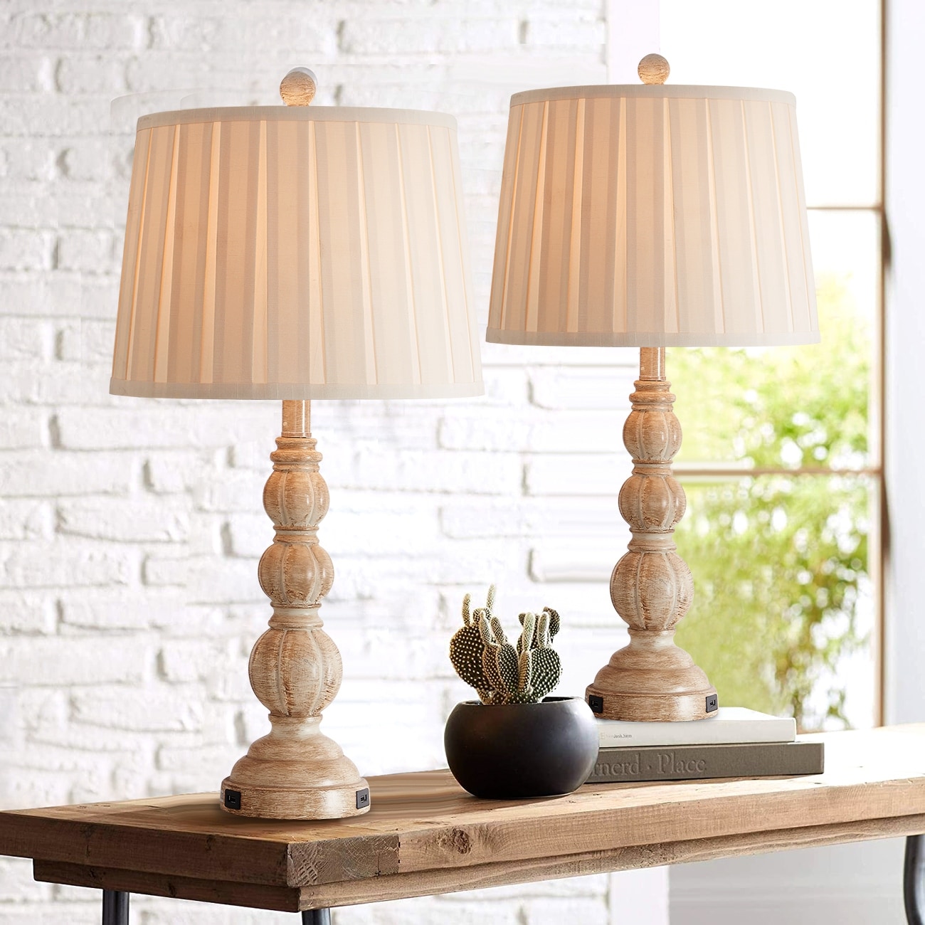 Resin USB Table Lamp - Mycitystee
