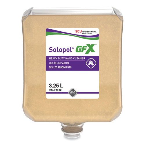 SC Johnson Professional Solopol GFX Heavy Duty Hand Cleaner， Citrus Scent， 3.25 L Refill， 2/Carton (GPF3LNA) - Mycitystee