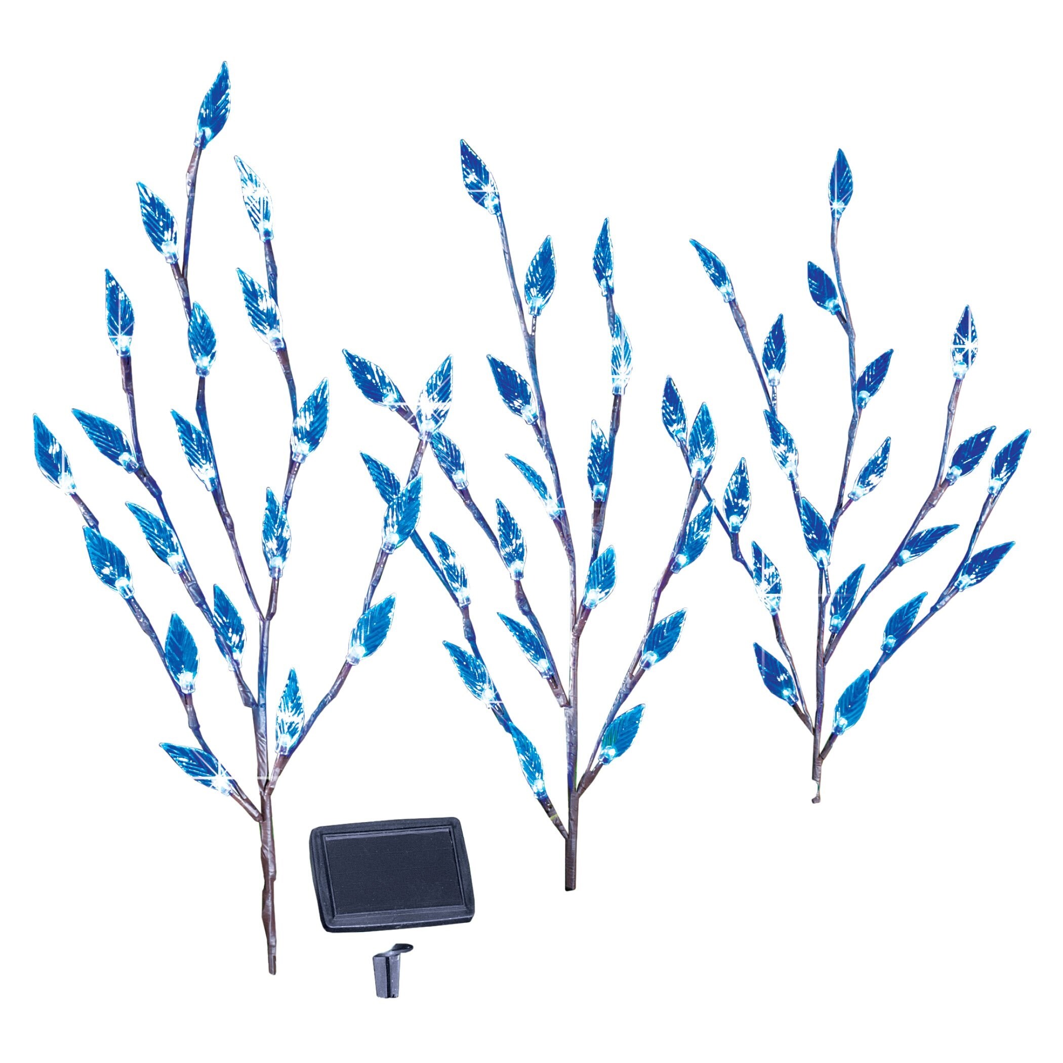 Leaf Branch Solar Garden Lights - Set of 3 - 60 - Mycitystee