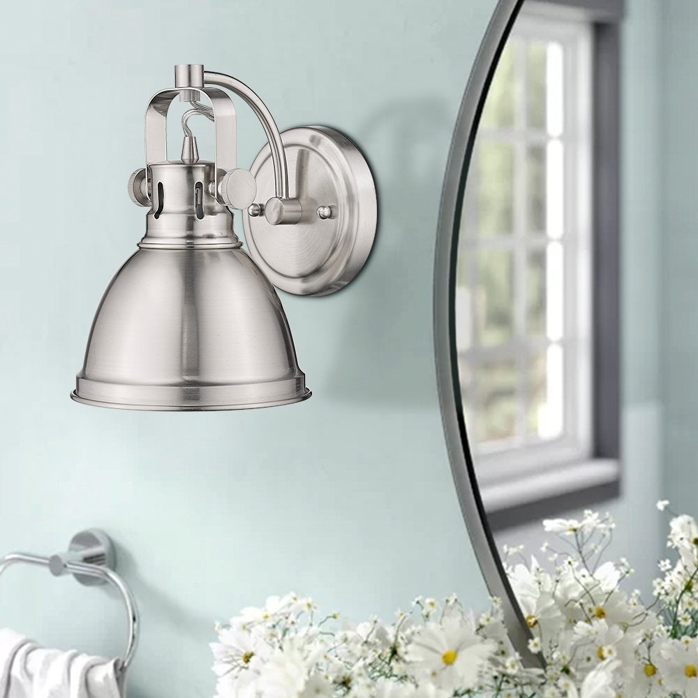 Exterior Wall Sconce，Black Finish with Clear Glass Shade - 6.5