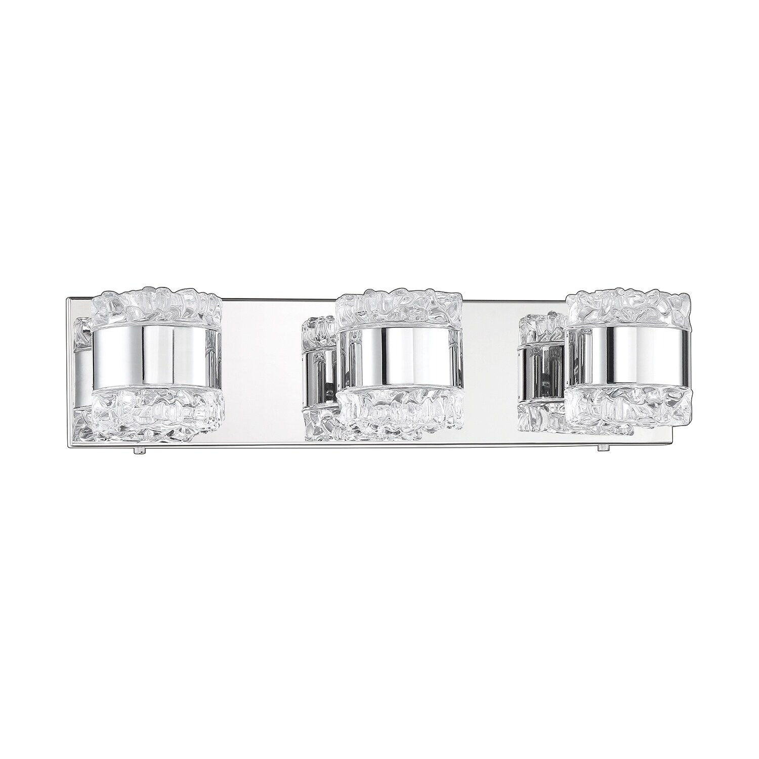 Bazil 3-Light Chrome Vanity Light - Mycitystee