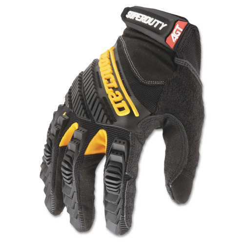 Ironclad SuperDuty Gloves， X-Large， Black/Yellow， 1 Pair (SDG205XL) - Mycitystee