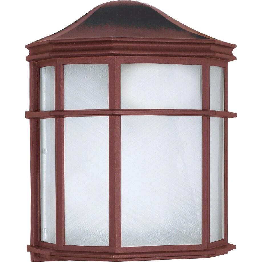 1-Light 10 In. Cage Lantern Wall - Mycitystee