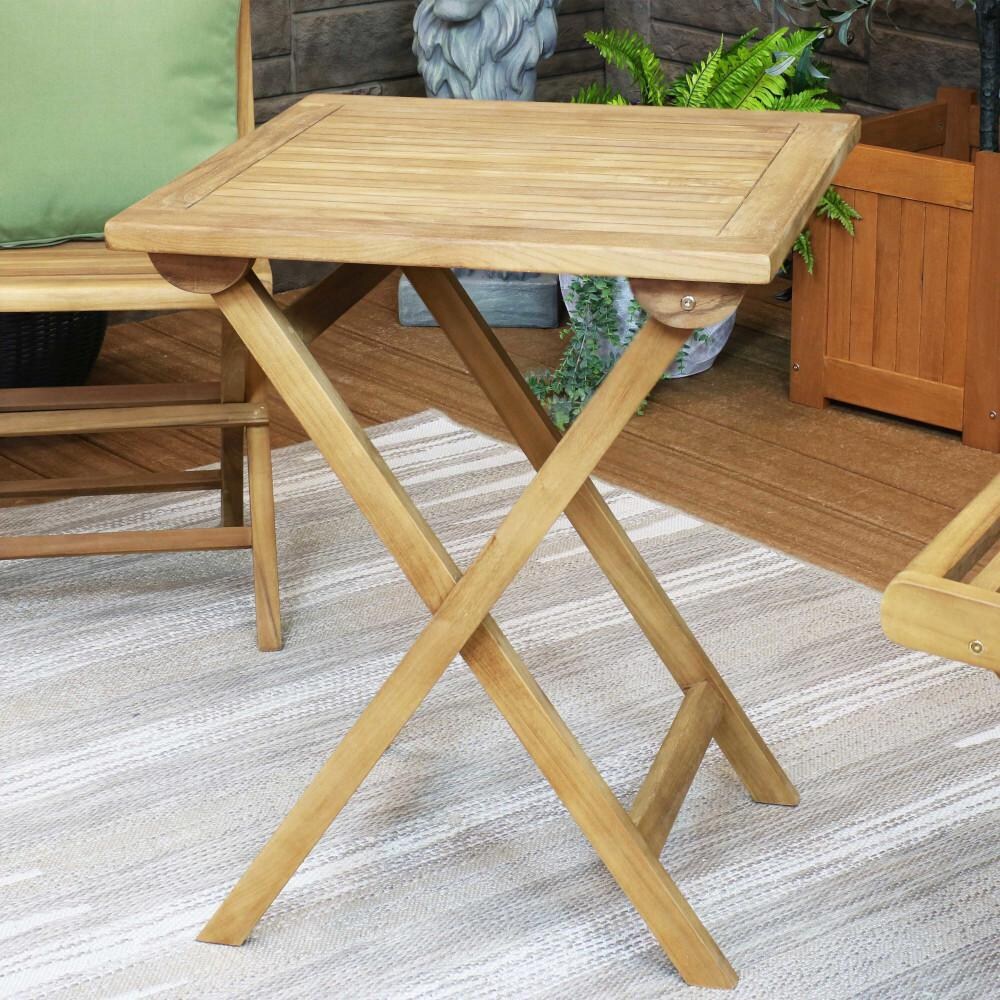 Ultimate Patio Small Wooden Folding Table - Mycitystee