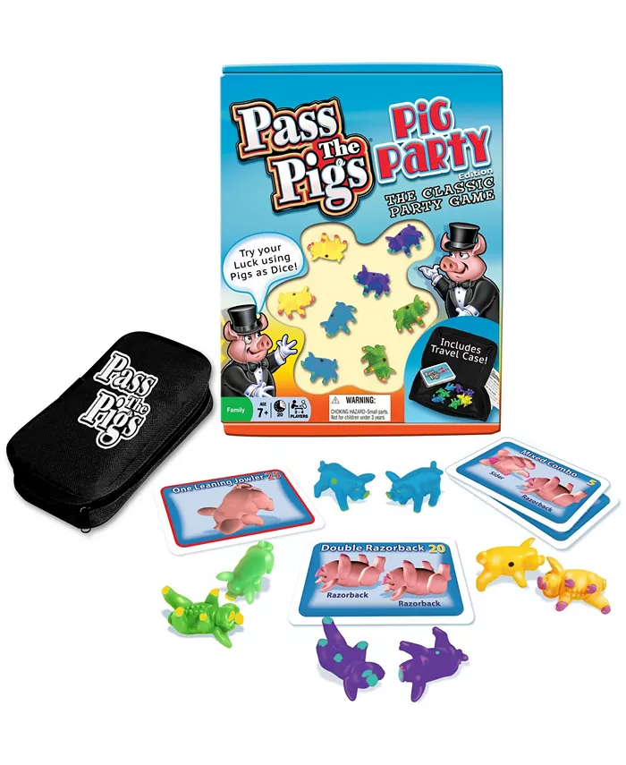 Winning Moves Pass the Pigs- Pig Party Edition - Mycitystee