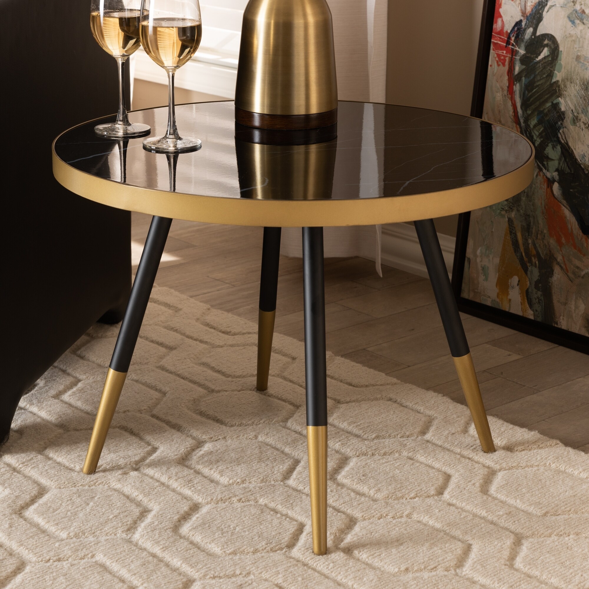 Modern and Contemporary Round Coffee Table - Mycitystee