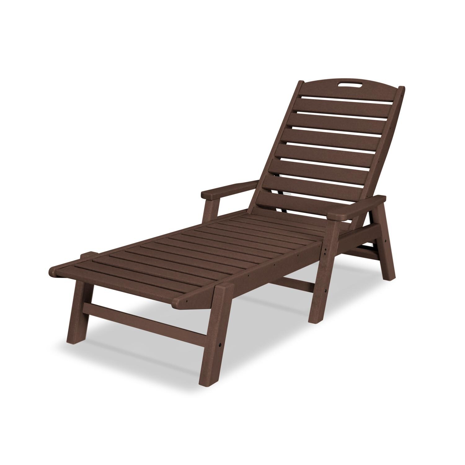 POLYWOOD Nautical Chaise W/Arms - Mycitystee