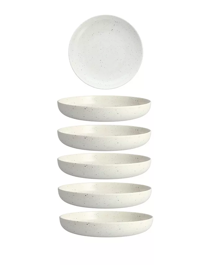 Fortessa Melamine Camp White Coupe Round Plate 7