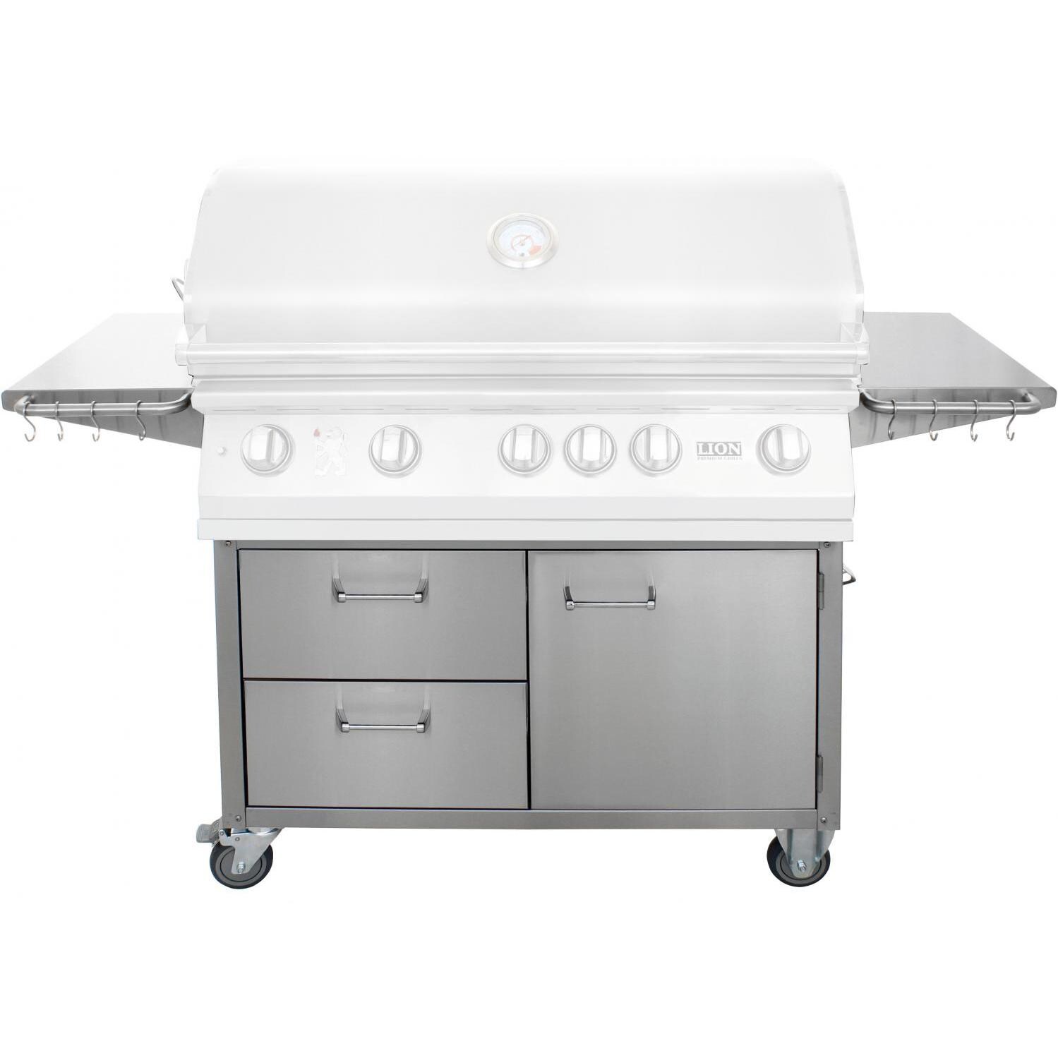 Lion Stainless Steel Cart For 40-Inch Gas Grill - Mycitystee