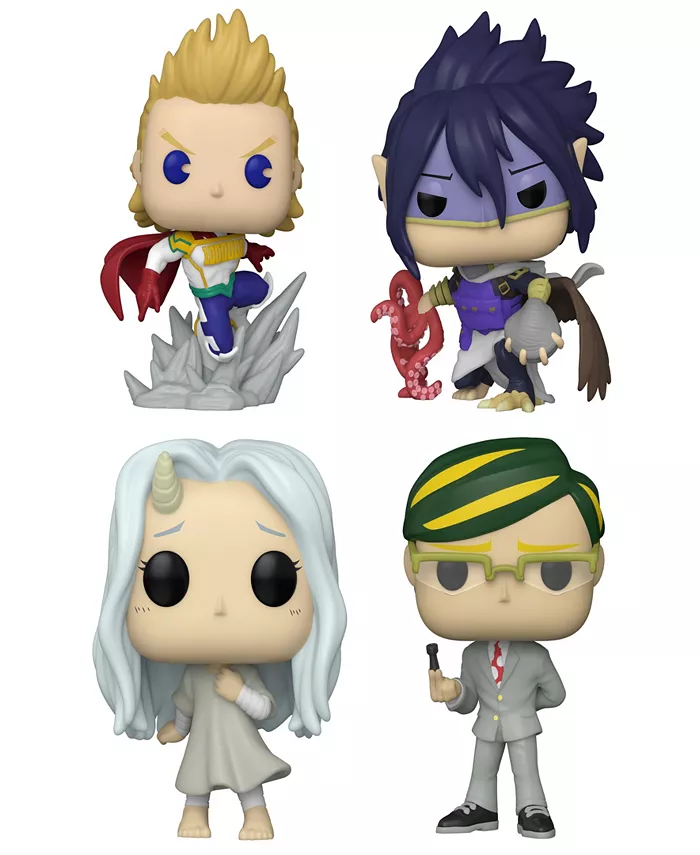 Funko Animation POP My Hero Academia Eri Mirio in Hero Custume Tamaki in Hero Costume and Sir Nighteye Collectors Set， 4 Piece - Mycitystee