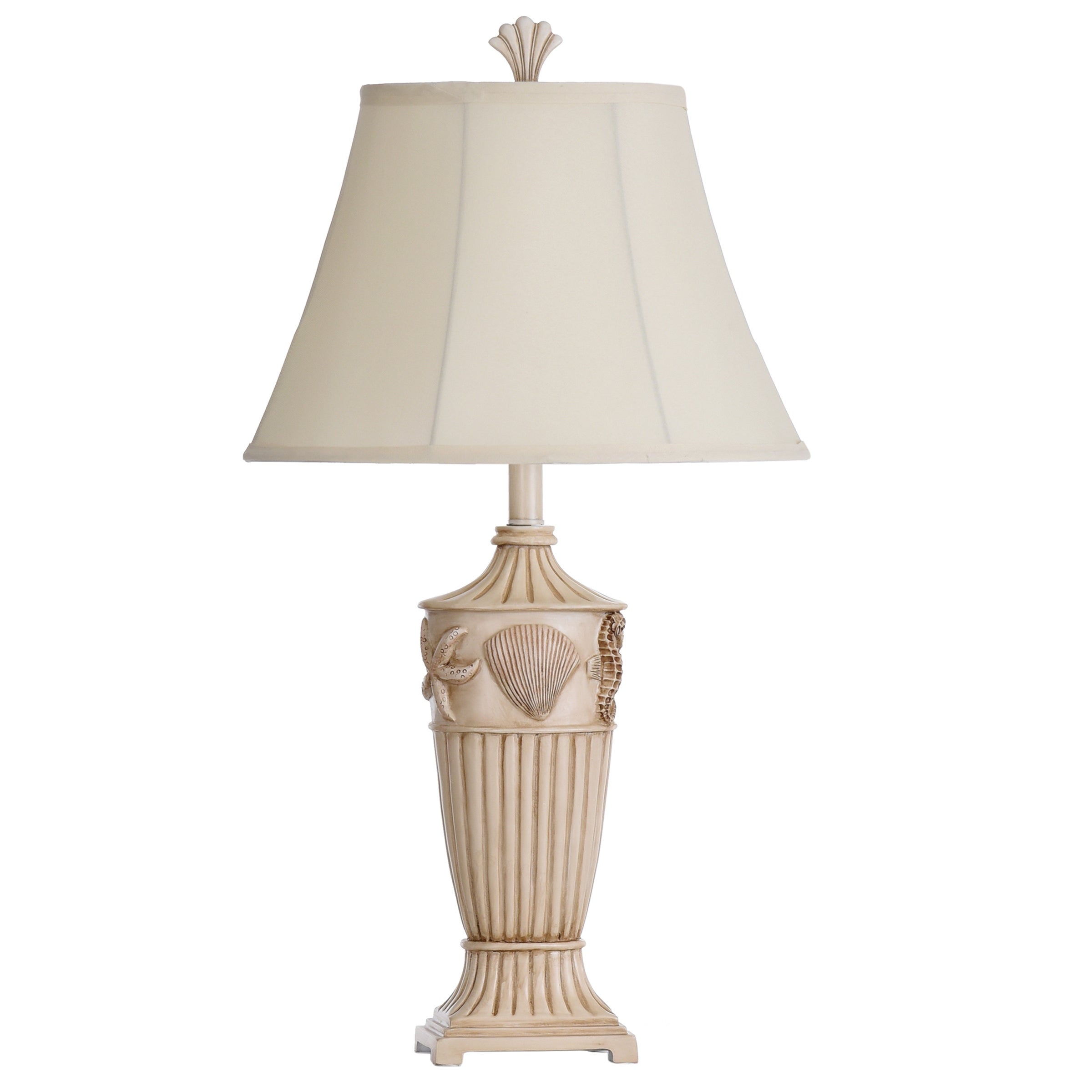 StyleCraft Cream Table Lamp - Cream Fabric Shade - Mycitystee