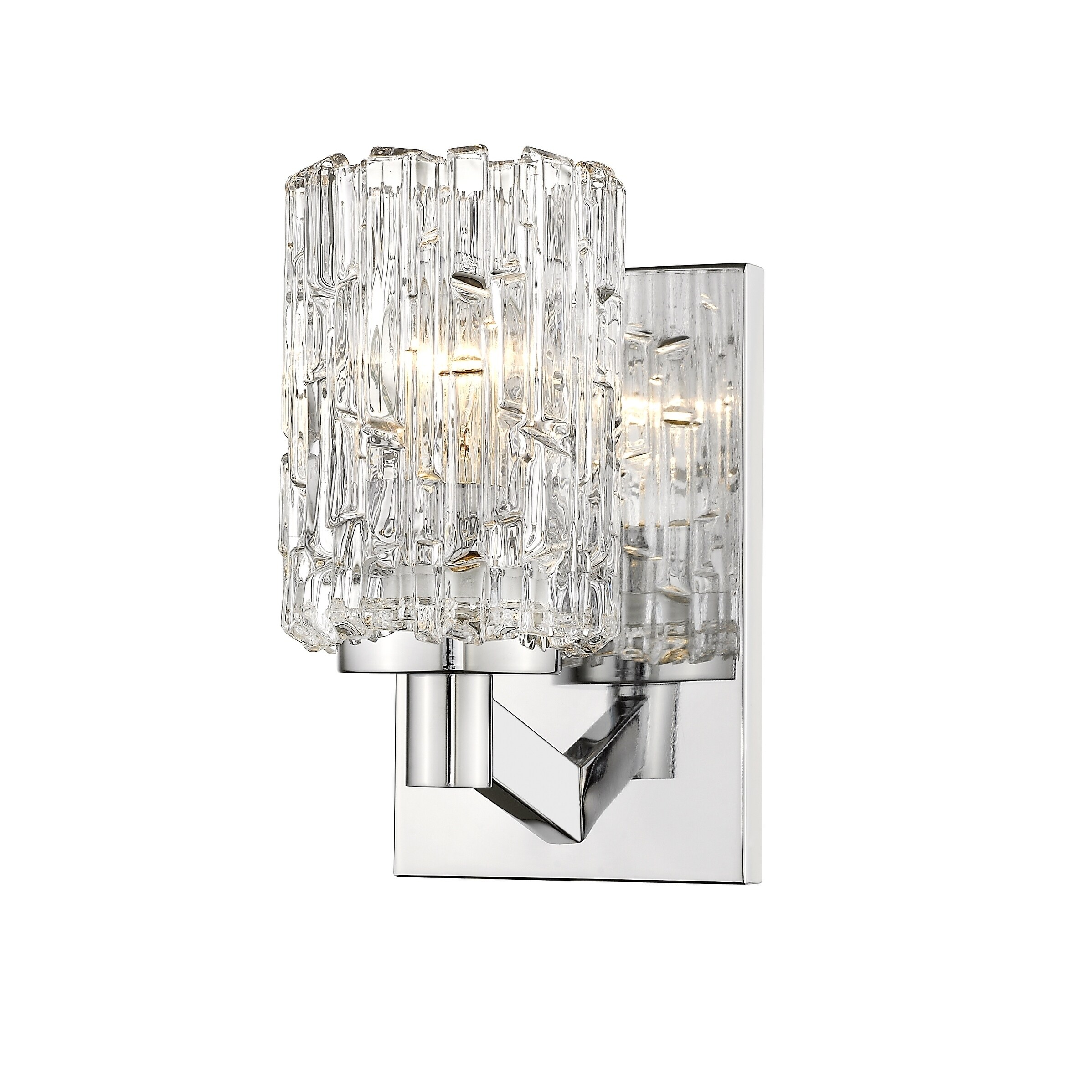 Aubrey 1 Light Wall Sconce in Chrome - Mycitystee